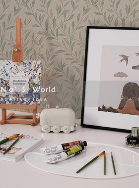 KINO奇诺儿童房摆件女孩现代轻奢小G清新样板间小孩房间书桌装饰