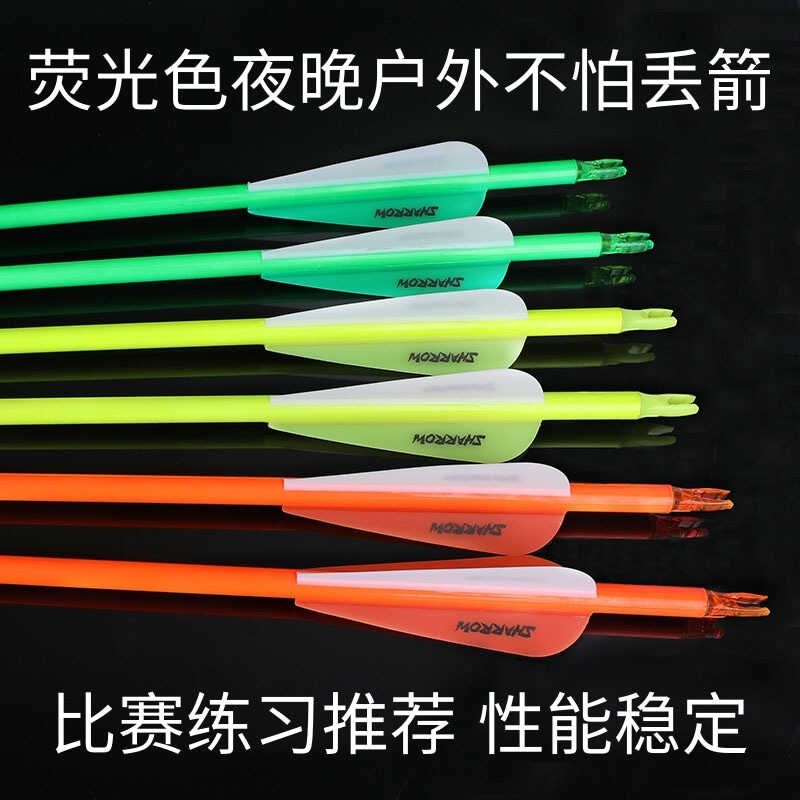 反曲弓碳b素箭支6.2mm竞技纯碳箭射箭纯碳复合弓户外训练比赛碳箭 - 图0