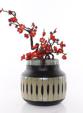 创意轻奢水培玻璃花瓶摆件家居客厅样板间桌面插花花器装饰品摆设