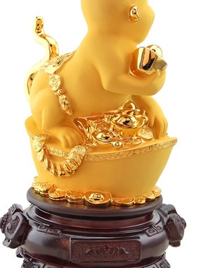 生肖猴摆件家居装饰乔迁新居礼品装饰柜电视柜摆件V工艺品生日礼