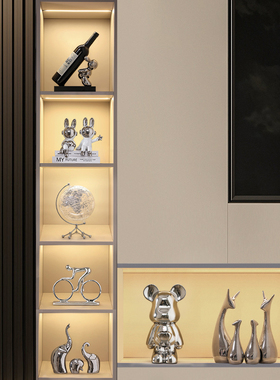 高档酒柜装d饰品摆件家居饰品轻奢客厅玄关电视柜摆设搬家乔迁礼