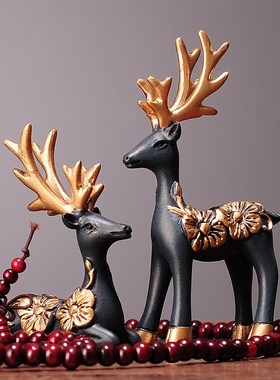 车载葫芦a鹿平安中控台车载摆件创意办公桌摆件汽车内装饰用品大