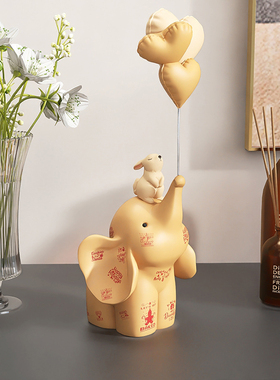 兔子摆件客厅家居装饰品电视柜玄关办公F桌面2023兔年新年生日礼