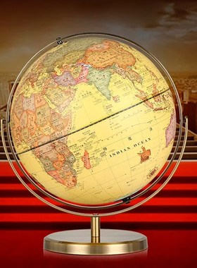 居装饰品地球仪摆件创意s轻奢办公室书房办公桌酒柜现代家桌面摆