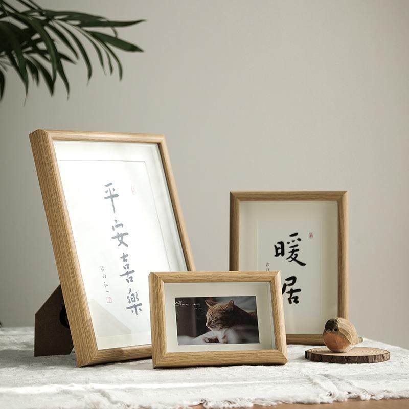 简约创意木质相框摆台中空立体6寸7寸8寸10寸A4干花diy画框架挂墙,淘宝优惠券,粉丝福利购,淘宝优惠卷