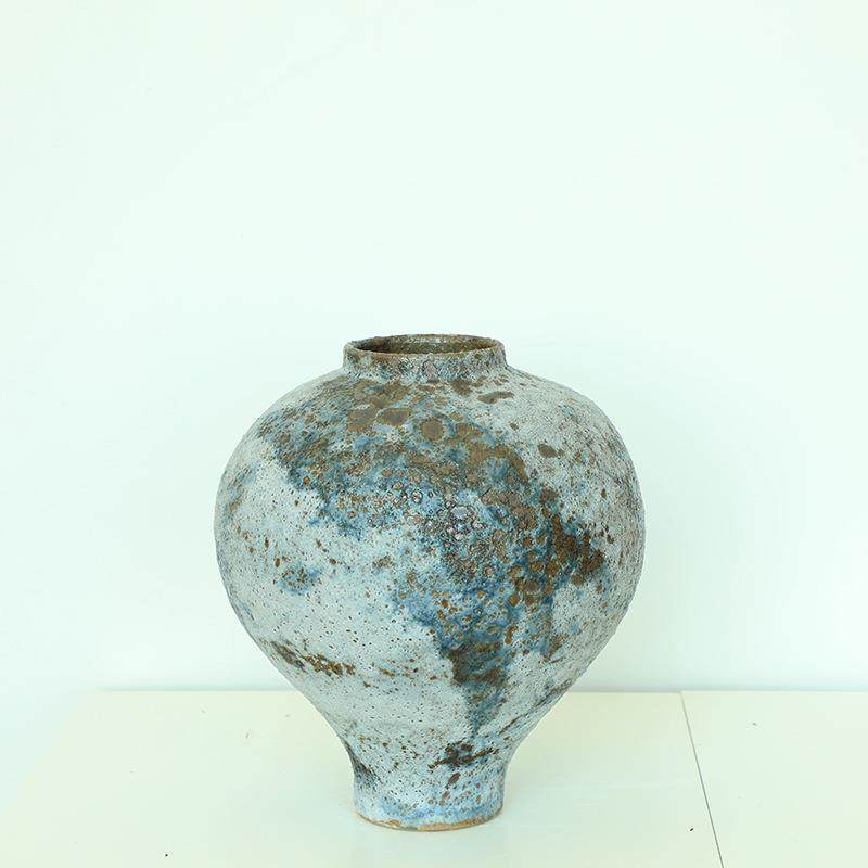 复古粗陶大花瓶创意家居落地装饰室内插干花器民宿陶瓷摆件软装品,淘宝优惠券,粉丝福利购,淘宝优惠卷