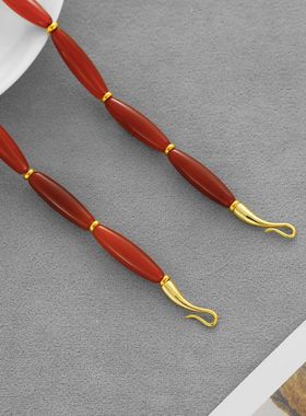 红玛瑙项链新年款国风本命年红运