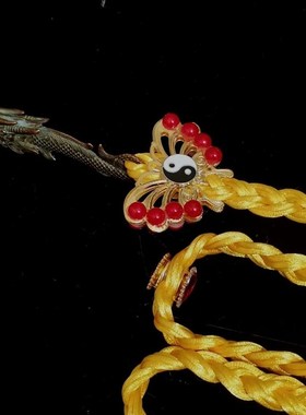 道家法器缚龙索/道家法绳u/道士法器/仙家法器总长2米左右真