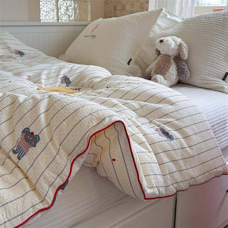 2025冬被A类水洗木棉皱皱纱大豆被被子被芯柔软舒适可水洗春秋被,淘宝优惠券,粉丝福利购,淘宝优惠卷