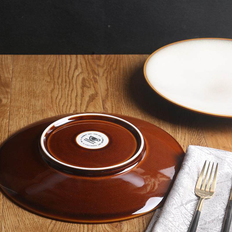 酒店用品餐具陶瓷餐盘西餐盘牛排盘水果盘复古日用盘子意大利面盘,淘宝优惠券,粉丝福利购,淘宝优惠卷