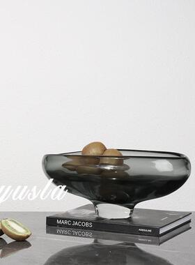 客厅茶几水果盘干果收纳托盘酒店别墅酒店餐厅样板间摆件软装饰品