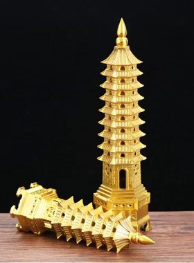 寺内直供2025年文昌塔摆件纯铜13层J文昌塔学生事业工作家居摆件