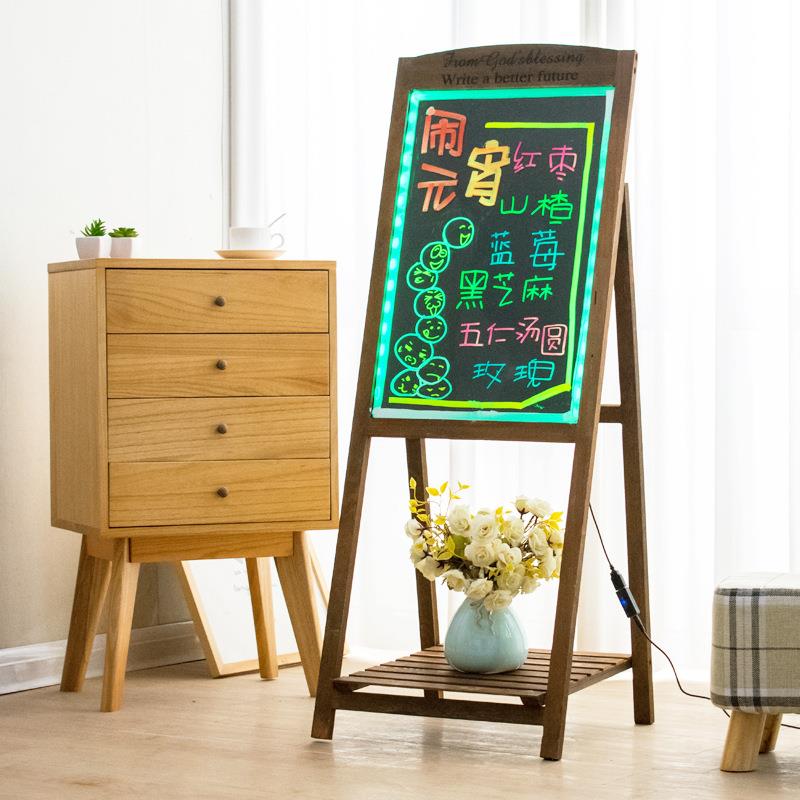 电子荧光黑板led手写荧光板发光广告牌展示宣传板写字留言板 - 图2