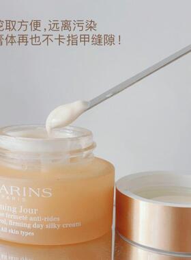 不锈钢面霜眼霜身体乳挖勺金属泥膜面膜挖取勺磨砂膏粉底液抹刀
