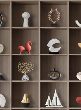 新中式高档客厅电视柜摆件简约现C代轻奢酒柜办公室家居装饰品摆