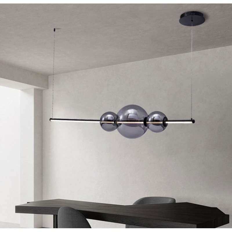 新款北欧现代极简长条餐厅吊灯个性创意设计师样板房客厅灯具,淘宝优惠券,粉丝福利购,淘宝优惠卷