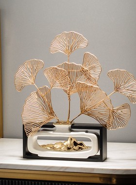 创意角几家居书房复古博古架小工艺品摆件K轻奢电视酒柜装饰品摆