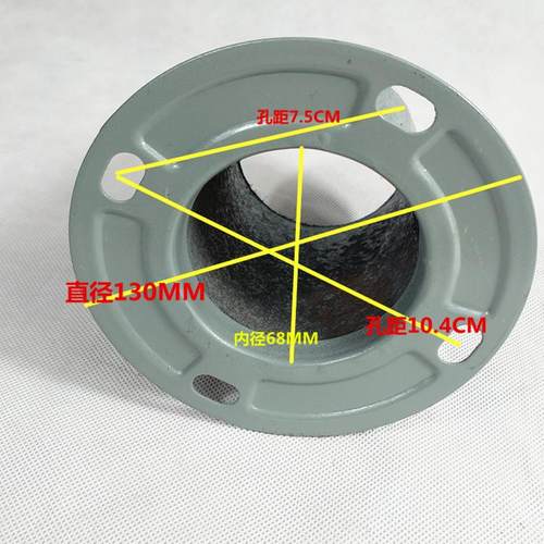 中压鼓风机550W法兰风口 风管连接器风机连接 鼓风机配件 - 图0