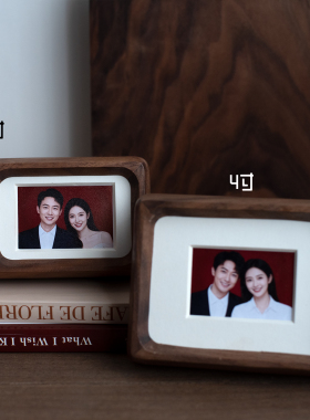 情侣婚纱照迷你可爱冰箱贴相框