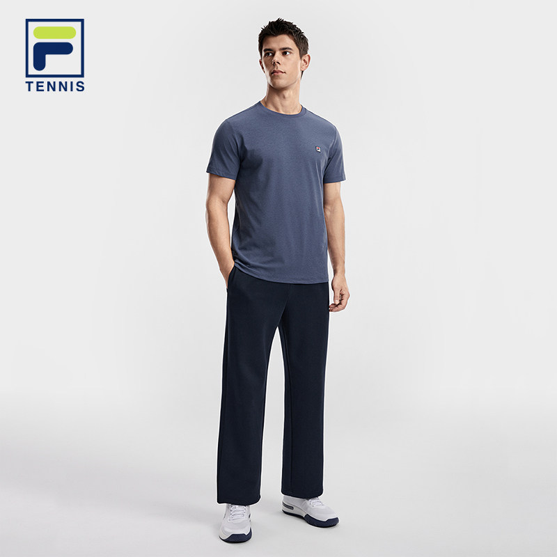 FILA斐乐网球系列男子短袖T恤2026春季新款运动健身速干防晒上衣,淘宝优惠券,粉丝福利购,淘宝优惠卷