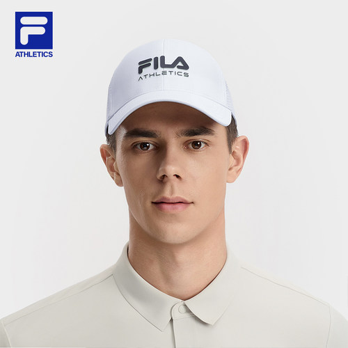 【大满贯帽】FILA 斐乐情侣透气防晒轻量棒球帽健身运动帽鸭舌帽 - 图2