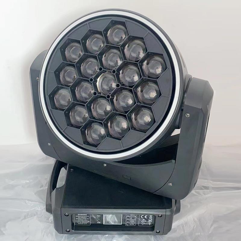 新款19颗40W led RGBW大蜂眼K20全彩LED摇头调焦染色灯万花筒效果 - 图0