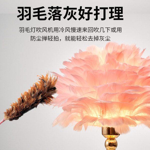 北欧创意简约羽毛球台灯现代艺术卧室床头温馨网红少女粉色装饰灯,淘宝优惠券,粉丝福利购,淘宝优惠卷