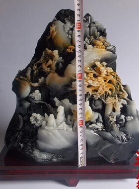 人创意礼品雕刻仿路装饰品特价大摆寿山石指工艺品摆件电视柜件仙