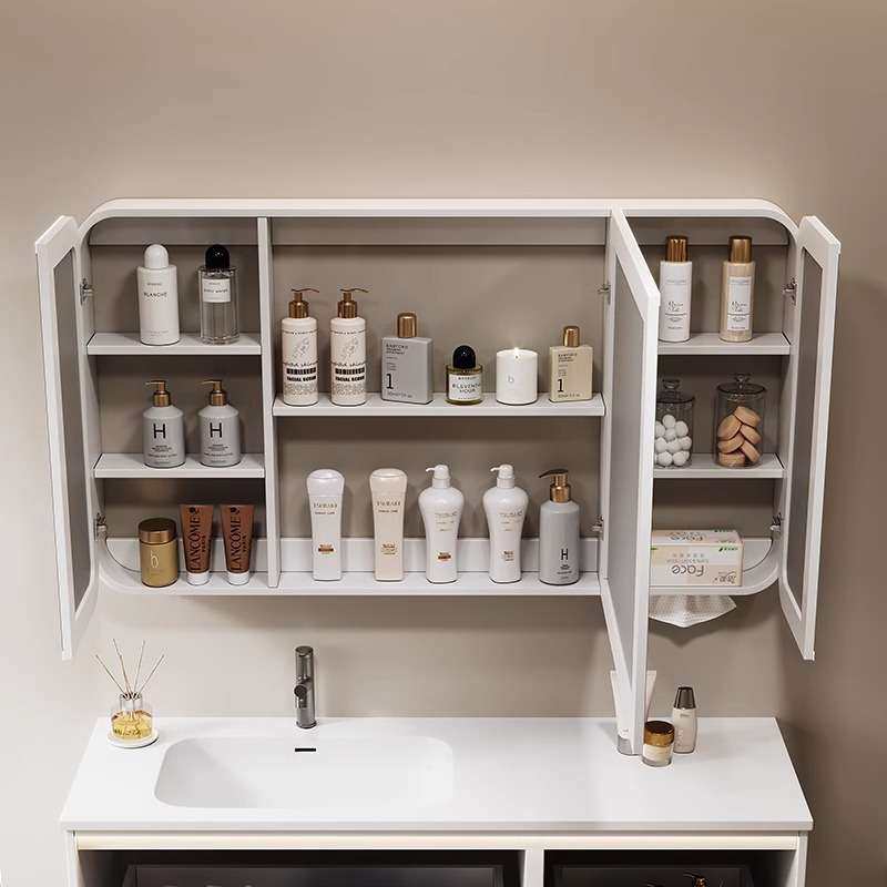 智能圆弧单独浴室柜镜柜照明防雾卫生间挂墙式多功能储物收纳盒子,淘宝优惠券,粉丝福利购,淘宝优惠卷