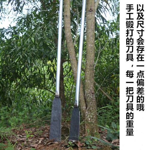 园林挖树铲钢柄花锹手工钢锹弹簧锻打钢锹挖锄起苗器连柄铁锹锻打 - 图1