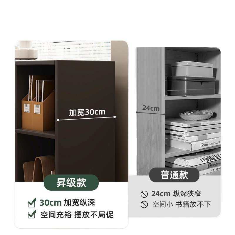 卡莱克格子柜黑色复古组合柜家用客厅落地储物收纳柜一体靠墙书柜,淘宝优惠券,粉丝福利购,淘宝优惠卷