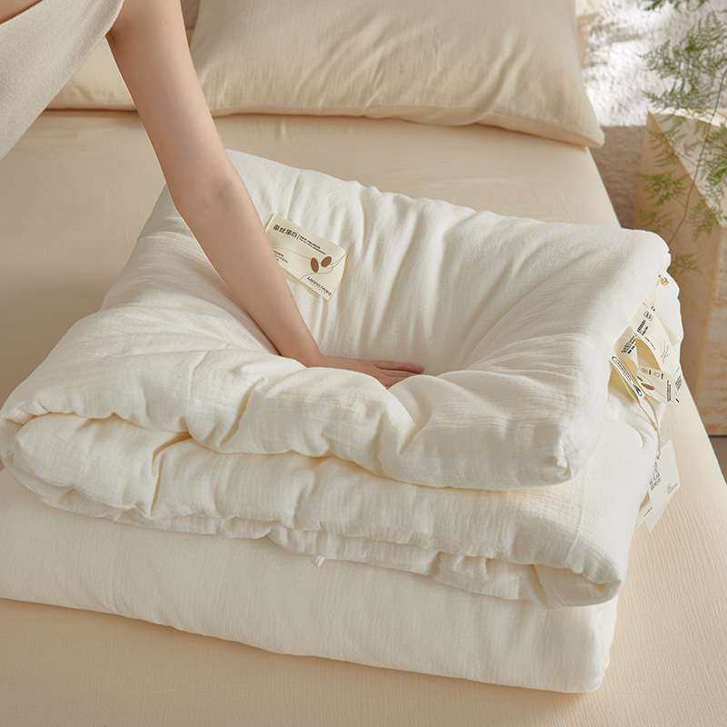 A类母婴级全棉雾感纱蚕丝蛋白春秋被加厚四季通用保暖冬被子母被,淘宝优惠券,粉丝福利购,淘宝优惠卷