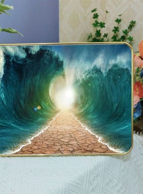 十字架相c框入户玄关摆件电视柜摆台乔迁新居生日礼物卧室餐桌装