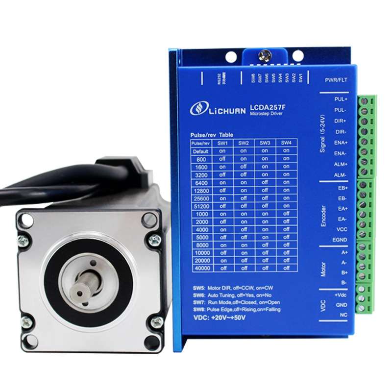新力川LCDA257F两相57闭环步进电机驱动器套装可加刹车厂家现货 - 图3