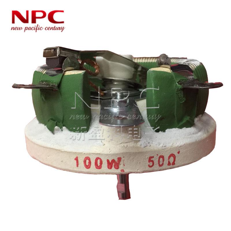 150W瓷盘电阻 BC1-150W10KJ 5%大功率可调滑动圆盘绕线变阻器 - 图2