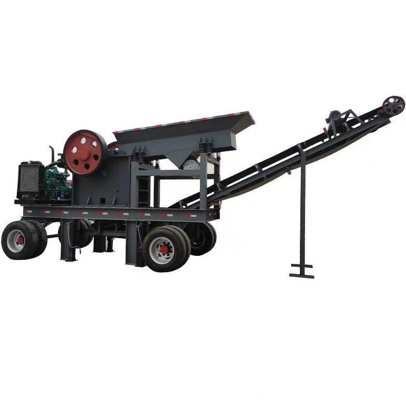 式垃圾破碎机石头大移动机砖石小型块破碎机粉碎机碎破碎机鄂建筑 - 图2