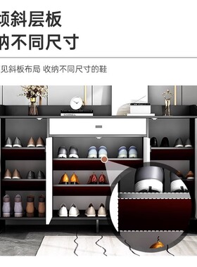 鞋柜家用门口入户玄关柜小户型2023新爆款阳台收纳家用经济型鞋架