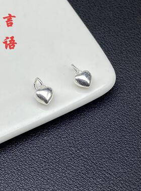 14k强保色爱心桃心屁桃吊坠滴流