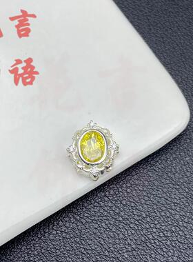 微镶锆石转运珠水晶diy配珠镂空