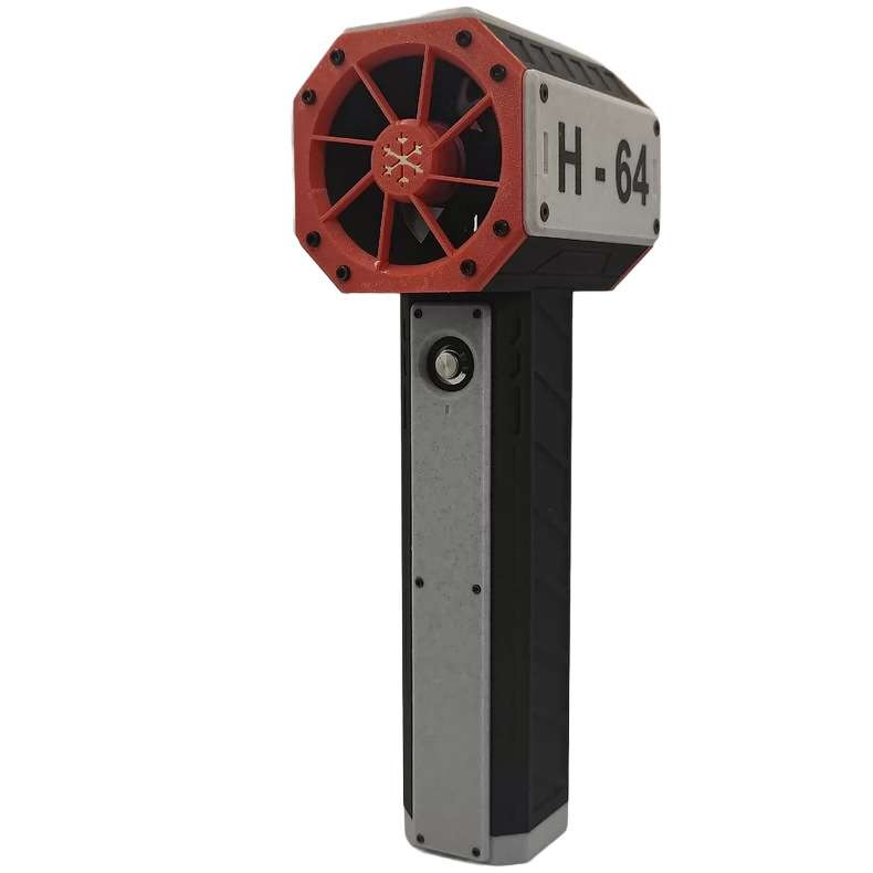 H-64涵道暴力风扇洗车吹水吹雪涵道吹风机手持工业暴力涡轮风扇 - 图2