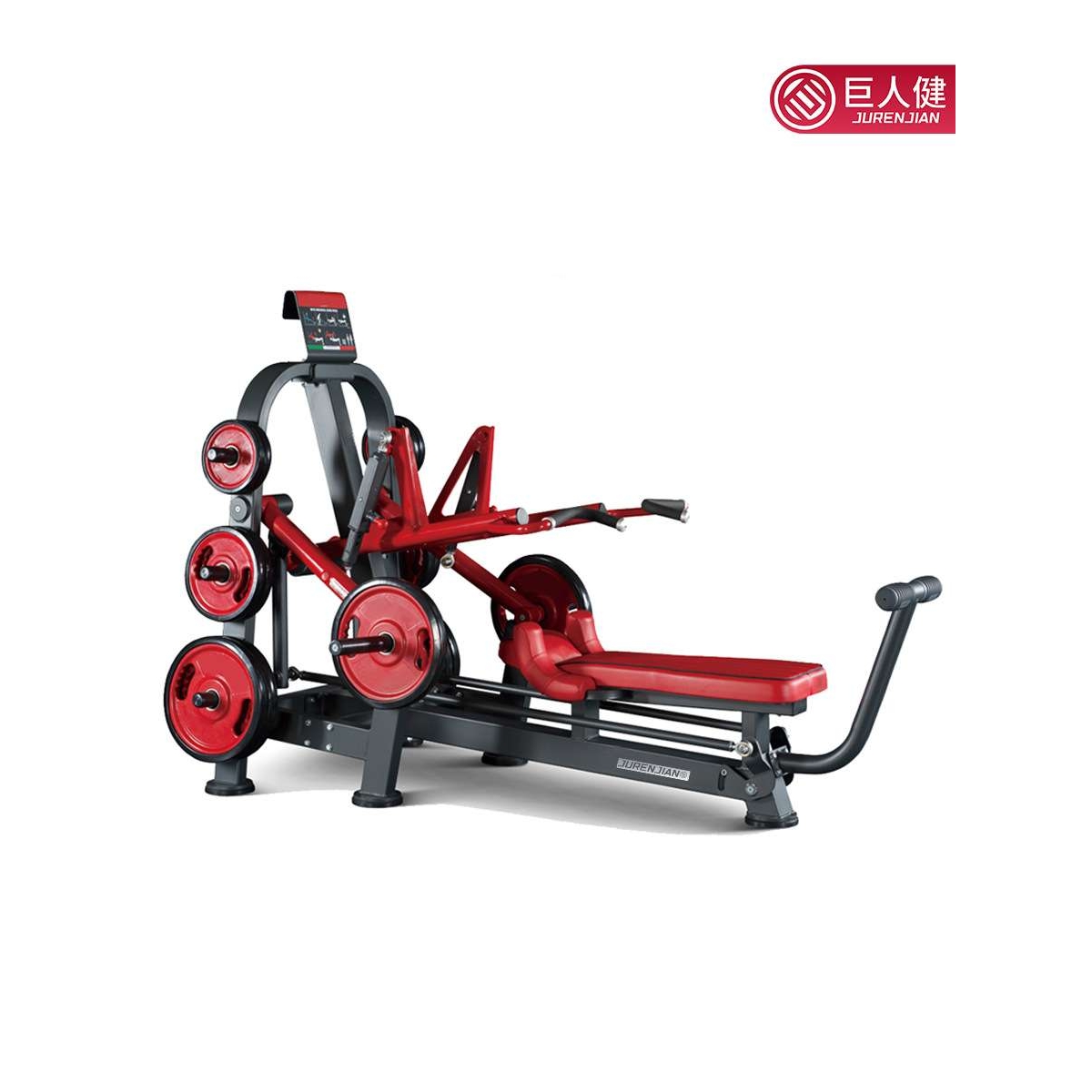 卧式推举帕纳塔商用健身房卧式多功能推胸训练器杠铃肌肉力量训练 - 图0