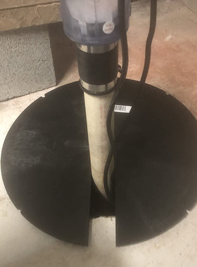 跨境专供圆形开槽集水盆盖污水桶专用耐腐蚀泵盖加厚材质集水井盖
