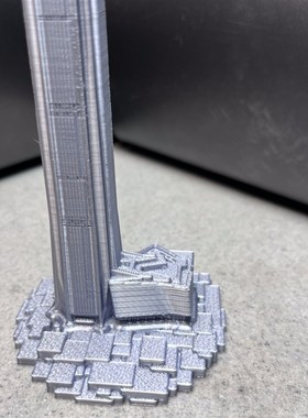 深圳平安国际金融中心大厦模型现代简约定制礼品旅W游建筑工艺品