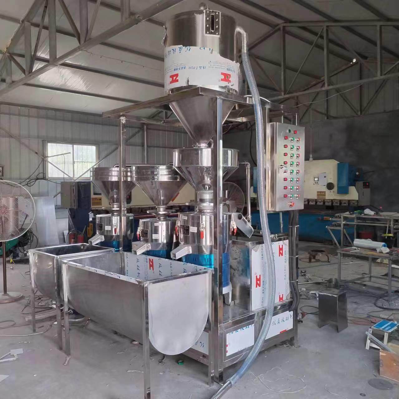 豆制品厂磨浆设备自动上豆的两连磨浆机福建地区三连磨浆机,淘宝优惠券,粉丝福利购,淘宝优惠卷