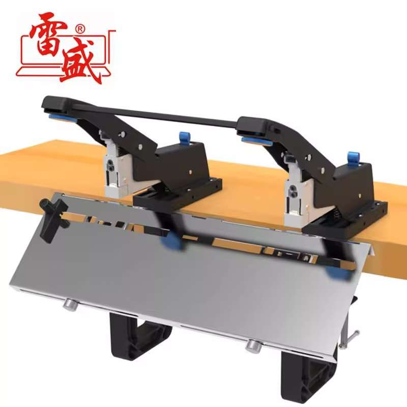 Leisheng double-head stapler SH-04G cross-border manual clamp desktop flat stitching saddle stitching office business desktop