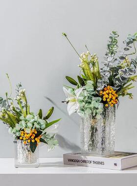 现代简约透明树脂水槽花器树脂工艺品软装饰品客厅桌面玄关摆件