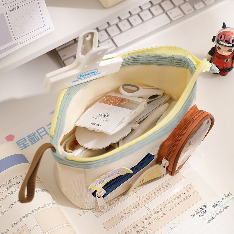 25新款可爱食物痛包笔袋高颜值大容量爆款文具盒撞色铅笔袋,淘宝优惠券,粉丝福利购,淘宝优惠卷