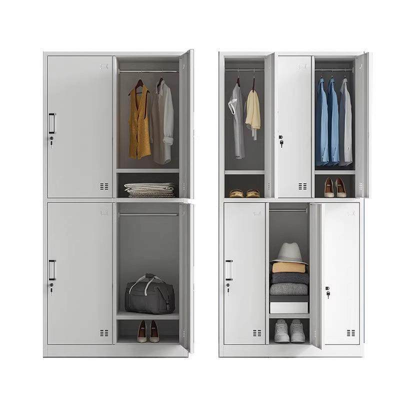 钢制更衣柜学校宿舍挂衣柜带锁存包储物柜办公室多门换衣更衣柜子,淘宝优惠券,粉丝福利购,淘宝优惠卷