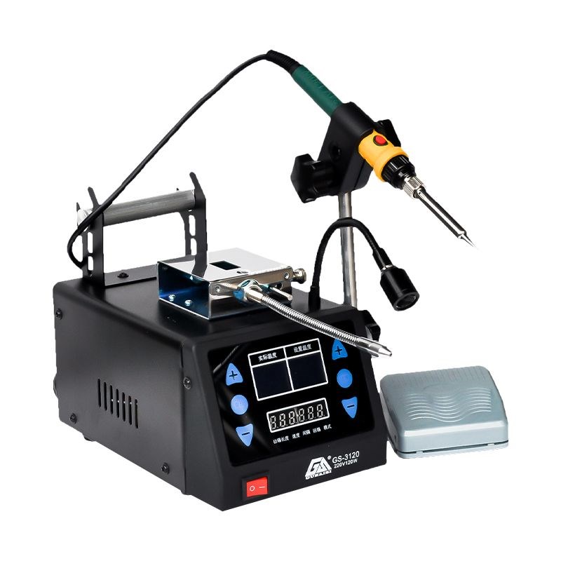 大功率120gW自动焊锡机数显脚踩出锡机 手持电烙铁焊台焊接工具 - 图3