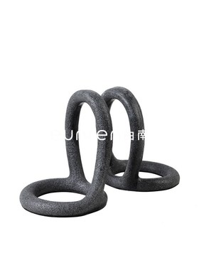 现代简约创意环形树n脂书档书靠样板房售楼处书房书桌装饰品摆设